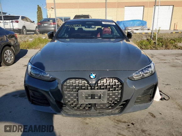 2021 BMW 4 Series M440i xDrive with VIN WBA13AR06MCF67158, listed as a Copart auction lot 79832504 with 65,772 mi miles and Clean Title. Bid and sale history available at DreamBid. Image 5.