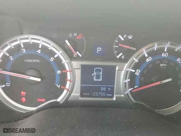 2014 Toyota 4Runner SR5 with VIN JTEZU5JR8E5079347, listed as a Copart auction lot 48868555 with 128,755 mi miles and Salvage Title. Bid and sale history available at carsss.com. Image 9.