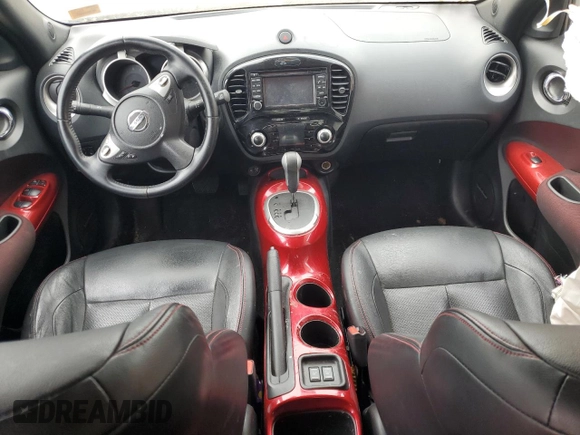2014 Nissan Juke SL with VIN JN8AF5MV2ET482969, listed as a Copart auction lot 47399055 with Not Provided miles and Salvage Title. Bid and sale history available at DreamBid. Image 8.