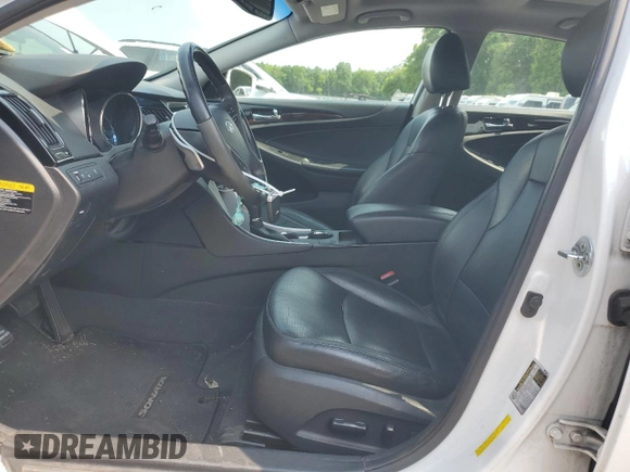 2012 Hyundai Sonata Limited z VIN 5NPEC4AB2CH490212, wystawiony jako Copart lot #59576655 z przebiegiem 144 183 mil mil oraz Szkoda całkowita • Salvage title. Historia ofert i sprzedaży dostępna na DreamBid. Obrazek 7.
