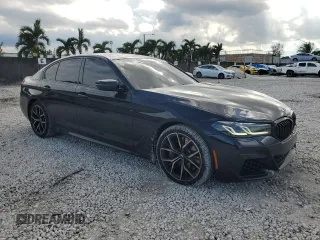 2023 BMW 5 Series 540i xDrive with VIN WBA73BJ00PWY18798, listed as a Copart auction lot 72574454 with 26,445 mi miles and Salvage Title. Bid and sale history available at carsss.com. Image 4.