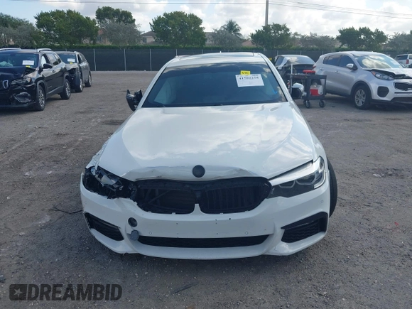 2018 BMW 5 Series 540i with VIN WBAJE5C50JWA95412, listed as a IAAI auction lot 41502258 with 74,150 mi miles and . Bid and sale history available at carsss.com. Image 12.