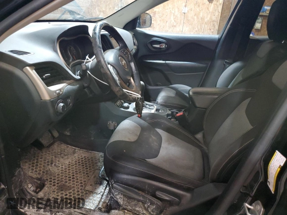 2016 Jeep Cherokee Sport with VIN 1C4PJMAB8GW191371, listed as a Copart auction lot 44255185 with 118,811 mi miles and Salvage title. Bid and sale history available at DreamBid. Image 7.