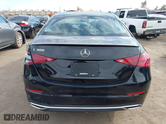 2025 Mercedes-Benz C 300 with VIN W1KAF4GBXSR238038, listed as a IAAI auction lot 41682379 with 431 mi miles and . Bid and sale history available at DreamBid. Image 16.