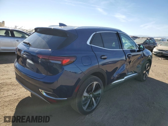 2022 Buick Envision Essence with VIN LRBFZPR44ND015551, listed as a Copart auction lot 78857804 with 21,633 mi miles and Salvage Title. Bid and sale history available at carsss.com. Image 3.