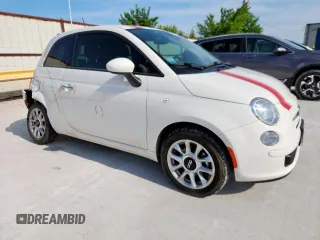 2017 FIAT 500 Pop with VIN 3C3CFFKR8HT561267, listed as a Copart auction lot 57788795 with 35,766 mi miles and Salvage title. Bid and sale history available at DreamBid. Image 4.