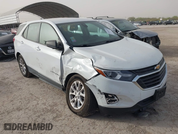 2020 Chevrolet Equinox LS with VIN 3GNAXHEV0LS591907, listed as a IAAI auction lot 41834530 with 81,093 mi miles and . Bid and sale history available at DreamBid. Image 1.