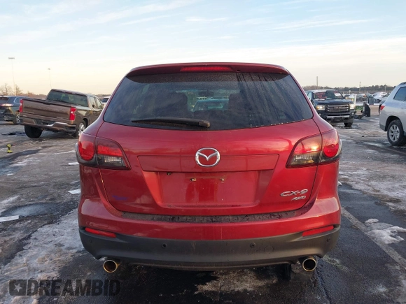 2014 Mazda CX-9 Touring with VIN JM3TB3CV1E0433325, listed as a IAAI auction lot 41409898 with 117,082 mi miles. Bid and sale history available at carsss.com. Image 16.
