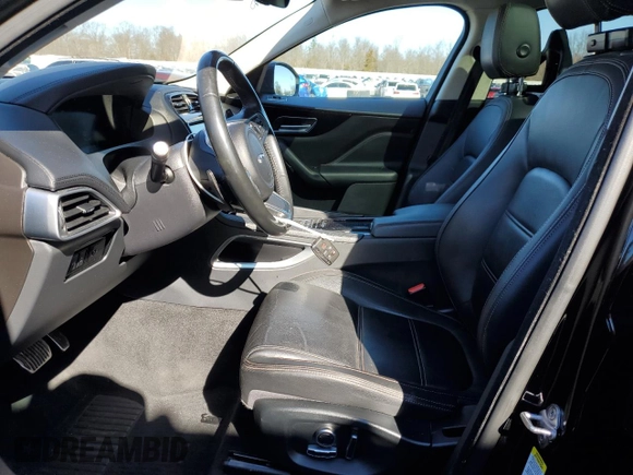 2019 Jaguar F-Pace 25t Prestige with VIN SADCK2FX5KA351866, listed as a Copart auction lot 50012205 with 51,464 mi miles and Salvage Title. Bid and sale history available at DreamBid. Image 7.