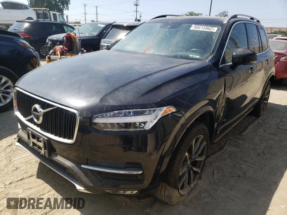 2016 Volvo XC90 T6 Momentum with VIN YV4A22PKXG1090325, listed as a Copart auction lot 56615962 with Not Provided miles. Bid and sale history available at carsss.com. Image 2.