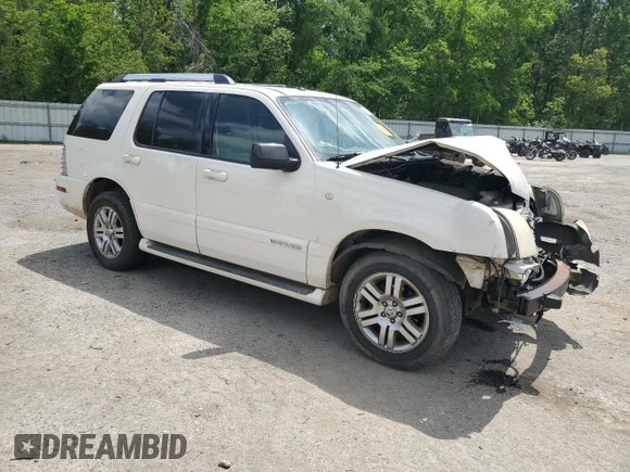 2007 Mercury Mountaineer Premier with VIN 4M2EU48857UJ09286, listed as a Copart auction lot 53472055 with 256,122 mi miles and Salvage title. Bid and sale history available at DreamBid. Image 4.
