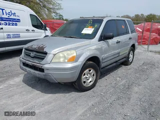 2004 Honda Pilot LX with VIN 2HKYF18194H554487, listed as a IAAI auction lot 41901037 with 1 mi miles. Bid and sale history available at carsss.com. Image 2.