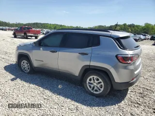 2018 Jeep Compass Sport with VIN 3C4NJCAB5JT240492, listed as a Copart auction lot 53626845 with 75,355 mi miles and Salvage title. Bid and sale history available at DreamBid. Image 2.
