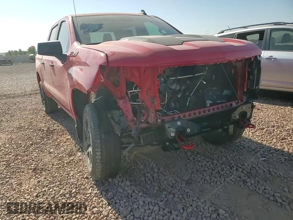 2022 Chevrolet Silverado 1500 Custom Trail Boss with VIN 3GCPDCED7NG668476, listed as a Copart auction lot 82044464 with 29,025 mi miles and Salvage Title. Bid and sale history available at DreamBid. Image 11.