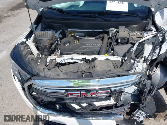 2022 GMC Terrain SLT with VIN 3GKALPEV7NL220288, listed as a IAAI auction lot 42214326 with Not provided miles and . Bid and sale history available at DreamBid. Image 10.