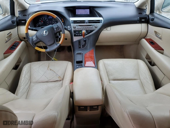 2010 Lexus RX 350 with VIN 2T2ZK1BA6AC029034, listed as a Copart auction lot 52820265 with 125,454 mi miles and Salvage Title. Bid and sale history available at carsss.com. Image 8.
