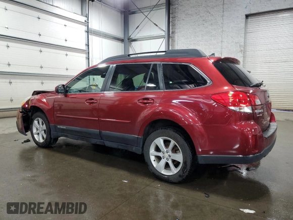 2014 Subaru Outback Premium z VIN 4S4BRCCC3E3323790, wystawiony jako Copart lot #53760445 z przebiegiem 123 898 mil mil oraz Szkoda całkowita • Salvage title. Historia ofert i sprzedaży dostępna na DreamBid. Obrazek 2.