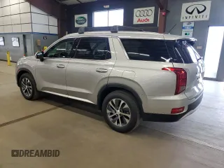 2022 Hyundai Palisade SEL z VIN KM8R24HE6NU404781, wystawiony jako Copart lot #57979005 z przebiegiem 88 069 mil mil oraz Czysty tytuł • Clean title. Historia ofert i sprzedaży dostępna na DreamBid. Obrazek 2.