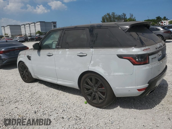 2019 Land Rover Range Rover Sport HSE Dynamic with VIN SALWV2SV0KA842083, listed as a Copart auction lot 57614165 with 57,075 mi miles and Clean title. Bid and sale history available at DreamBid. Image 2.