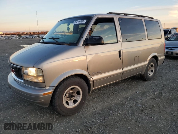 2002 GMC Safari z VIN 1GKDM19XX2B510542, wystawiony jako Copart lot #87019404 z przebiegiem 232 100 mil mil oraz Szkoda całkowita • Salvage title. Historia ofert i sprzedaży dostępna na DreamBid. Obrazek 1.