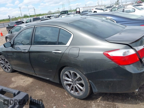 2013 Honda Accord Sport with VIN 1HGCR2F54DA099179, listed as a IAAI auction lot 42058836 with 201,492 mi miles and . Bid and sale history available at DreamBid. Image 14.