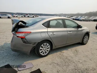 2013 Nissan Sentra S with VIN 3N1AB7AP7DL755175, listed as a Copart auction lot 50788075 with 121,829 mi miles and Salvage Title. Bid and sale history available at DreamBid. Image 3.