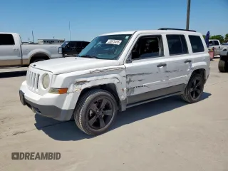 2015 Jeep Patriot Altitude Edition with VIN 1C4NJPBA3FD170968, listed as a Copart auction lot 53975495 with 72,008 mi miles and Salvage Title. Bid and sale history available at carsss.com. Image 1.