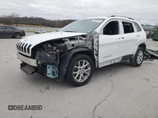 2017 Jeep Cherokee Latitude with VIN 1C4PJLCB1HW593127, listed as a Copart auction lot 48060555 with 103,834 mi miles and Clean Title. Bid and sale history available at carsss.com. Image 1.