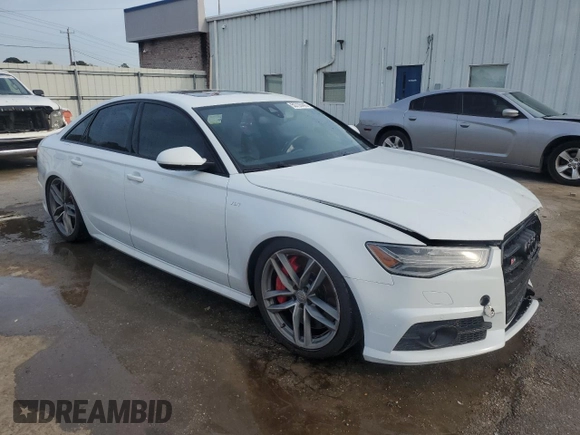 2018 Audi S6 Premium Plus with VIN WAUFFAFCXJN006695, listed as a Copart auction lot 50728445 with 69,604 mi miles and Salvage Title. Bid and sale history available at carsss.com. Image 4.