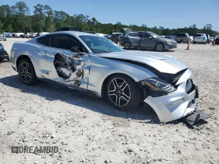 2019 Ford Mustang EcoBoost with VIN 1FA6P8TH8K5197470, listed as a Copart auction lot 52180745 with 53,562 mi miles and Salvage Title. Bid and sale history available at carsss.com. Image 4.