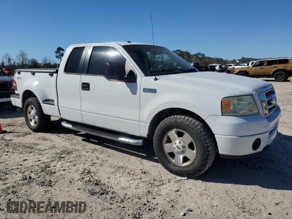 2006 Ford F-150 STX with VIN 1FTRX02W46KC45336, listed as a Copart auction lot 46546915 with 167,228 mi miles and Salvage title. Bid and sale history available at DreamBid. Image 4.
