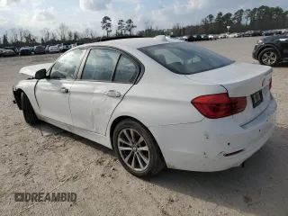 2017 BMW 3 Series 320i with VIN WBA8E1G35HNU16356, listed as a Copart auction lot 44408015 with 153,438 mi miles and Salvage Title. Bid and sale history available at carsss.com. Image 2.