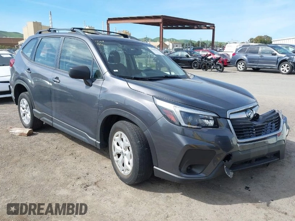 2021 Subaru Forester with VIN JF2SKADC3MH404559, listed as a IAAI auction lot 41858201 with 35,247 mi miles. Bid and sale history available at carsss.com. Image 1.