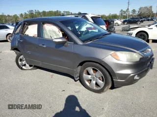 2008 Acura RDX with VIN 5J8TB18288A020376, listed as a Copart auction lot 45978615 with 0 mi miles and Salvage Title. Bid and sale history available at carsss.com. Image 4.