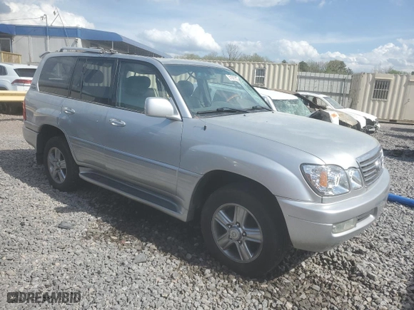 2006 Lexus LX 470 with VIN JTJHT00W764003765, listed as a Copart auction lot 51505365 with 219,392 mi miles and Salvage Title. Bid and sale history available at carsss.com. Image 4.