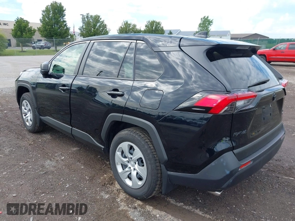 2022 Toyota RAV4 LE with VIN JTMF1RFV6ND088373, listed as a IAAI auction lot 42645055 with 33,048 mi miles and . Bid and sale history available at DreamBid. Image 3.