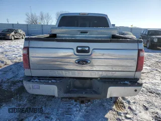 2015 Ford F-250 Lariat with VIN 1FT7W2BT1FED53780, listed as a Copart auction lot 44793675 with 380,408 mi miles and Salvage title. Bid and sale history available at DreamBid. Image 6.