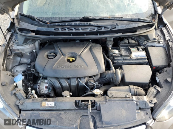 2016 Hyundai Elantra SE with VIN 5NPDH4AE6GH670323, listed as a Copart auction lot 88052915 with 47,876 mi miles and Non Repairable. Bid and sale history available at DreamBid. Image 11.