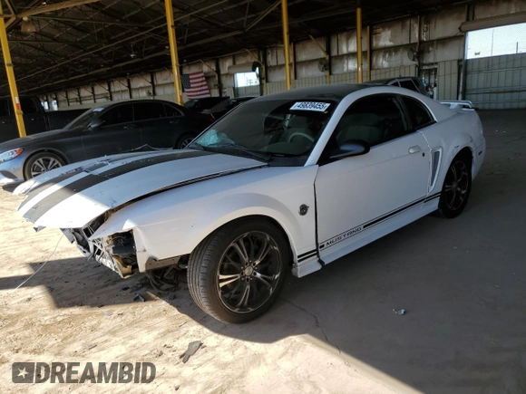 2004 Ford Mustang Standard with VIN 1FAFP40474F113842, listed as a Copart auction lot 49839455 with 257,592 mi miles and Salvage Title. Bid and sale history available at carsss.com. Image 1.