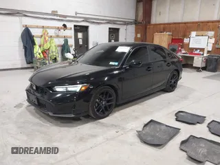 2025 Honda Civic Sport with VIN 2HGFE2F57SH537118, listed as a IAAI auction lot 41853084 with 16,684 mi miles and . Bid and sale history available at DreamBid. Image 17.