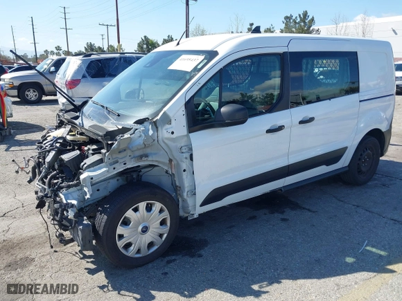 2022 Ford Transit Connect Van XL with VIN NM0LS7S21N1525176, listed as a IAAI auction lot 41695437 with 68,263 mi miles. Bid and sale history available at carsss.com. Image 22.