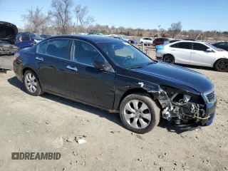 2010 Honda Accord Sdn EX-L with VIN 1HGCP3F89AA019733, listed as a Copart auction lot 49500985 with 159,974 mi miles and Salvage Title. Bid and sale history available at carsss.com. Image 4.