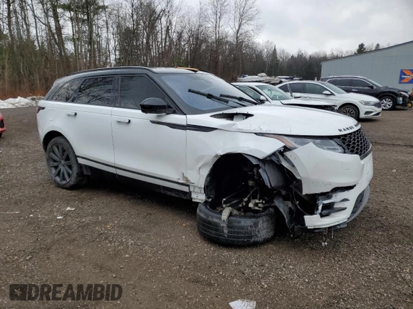 2019 Land Rover Range Rover Velar R-Dynamic HSE with VIN SALYM2FX0KA222812, listed as a Copart auction lot 83140394 with 115,447 mi miles and Salvage Title. Bid and sale history available at carsss.com. Image 4.