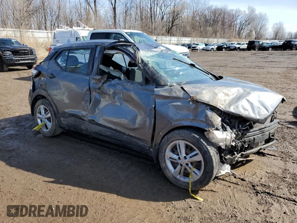 2019 Nissan Kicks S with VIN 3N1CP5CU8KL557901, listed as a Copart auction lot 49893755 with 57,168 mi miles and Clean Title. Bid and sale history available at carsss.com. Image 4.