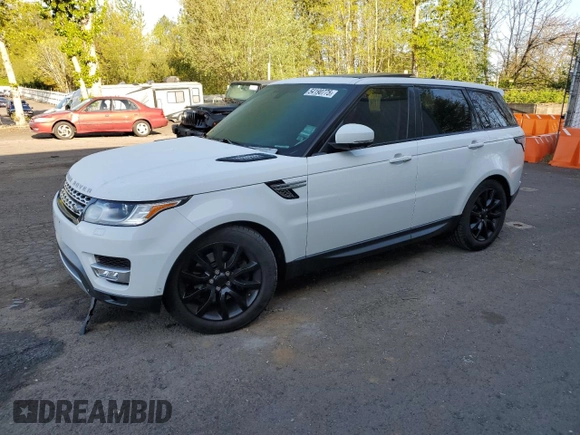 2015 Land Rover Range Rover Sport HSE with VIN SALWR2VF6FA534401, listed as a Copart auction lot 54190775 with 81,329 mi miles and Salvage title. Bid and sale history available at DreamBid. Image 1.