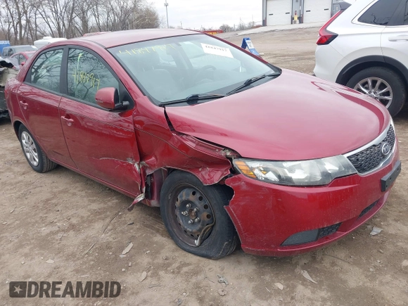 2011 Kia Forte EX with VIN KNAFU4A25B5462577, listed as a IAAI auction lot 41847917 with 136,349 mi miles. Bid and sale history available at carsss.com. Image 6.