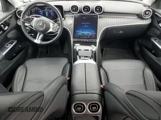 2023 Mercedes-Benz C 300 with VIN W1KAF4GB9PR093775, listed as a Copart auction lot 54954735 with 28,495 mi miles and Salvage title. Bid and sale history available at DreamBid. Image 8.