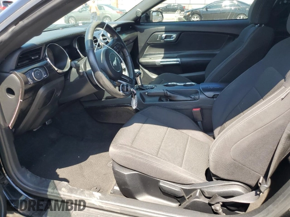 2017 Ford Mustang V6 with VIN 1FA6P8AM2H5340227, listed as a Copart auction lot 66992315 with 72,723 mi miles and Salvage title. Bid and sale history available at DreamBid. Image 7.