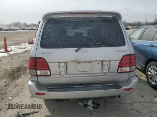 2006 Lexus LX 470 z VIN JTJHT00W964006862, wystawiony jako Copart lot #45719875 z przebiegiem 197 785 mil mil oraz Szkoda całkowita • Salvage title. Historia ofert i sprzedaży dostępna na DreamBid. Obrazek 6.