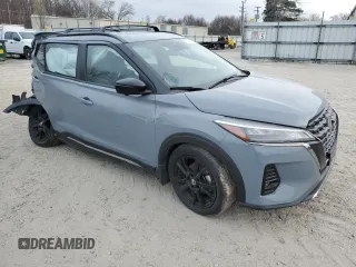 2021 Nissan Kicks SR with VIN 3N1CP5DV1ML517170, listed as a Copart auction lot 48242955 with 24,957 mi miles and Salvage Title. Bid and sale history available at carsss.com. Image 4.